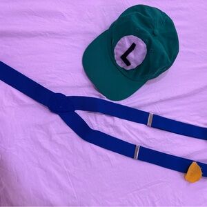 Green and Blue Luigi Costume Set